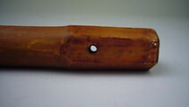 Chotonka-Chanta-Ki-Yapi, Wood, hide, Native American (Sioux or Dakota)